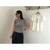 タイニー、リブレタリング半袖Tシャツ ts1417 | BEIDELLI | 詳細画像22