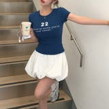 タイニー、リブレタリング半袖Tシャツ ts1417 | BEIDELLI | 詳細画像26