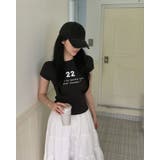 タイニー、リブレタリング半袖Tシャツ ts1417 | BEIDELLI | 詳細画像30