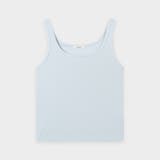 SKY BLUE | トマト、リブレイヤードキャミソール ts1420 | BEIDELLI