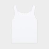 WHITE | トマト、リブレイヤードキャミソール ts1420 | BEIDELLI