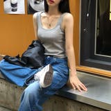 ベーシックリブUネックキャミソール ts1369 | BEIDELLI | 詳細画像8