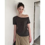 フォーカス オフショルグリッターTシャツ DS26129 | BEIDELLI | 詳細画像4