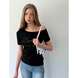フォーカス オフショルグリッターTシャツ DS26129 | BEIDELLI | 詳細画像5