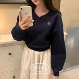 パステルVネッククロップドスウェット ts1263 | BEIDELLI | 詳細画像1 