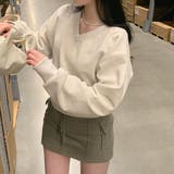 パステルVネッククロップドスウェット ts1263 | BEIDELLI | 詳細画像5 