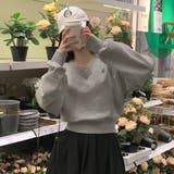 パステルVネッククロップドスウェット ts1263 | BEIDELLI | 詳細画像6 