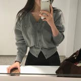 マーリン、ペンダントVネックカーディガン cd1260 | BEIDELLI | 詳細画像2 