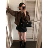 バンドカラー、スエードクロップジャケット jk1144 | BEIDELLI | 詳細画像5