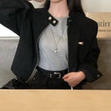 バンドカラー、スエードクロップジャケット jk1144 | BEIDELLI | 詳細画像8