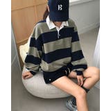 クミ、ボーダーカラートレーナー ts1453 | BEIDELLI | 詳細画像9 