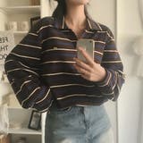 ポポ、ストライプストリングのTシャツ ts1397 | BEIDELLI | 詳細画像5 