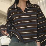 ポポ、ストライプストリングのTシャツ ts1397 | BEIDELLI | 詳細画像4 