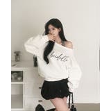 カリー、オフショルダーレタリングスウェット ts1437 | BEIDELLI | 詳細画像11 