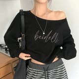 カリー、オフショルダーレタリングスウェット ts1437 | BEIDELLI | 詳細画像8 