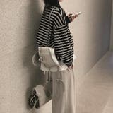 ヘイト、ストライプラウンドトレーナー ts1387 | BEIDELLI | 詳細画像8 