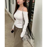パブ オフショルダー長袖Tシャツ ts1498 | BEIDELLI | 詳細画像3