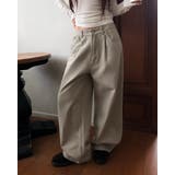 BEIGE | グレーン ピンタックローワイドパンツ DS26052 | BEIDELLI