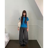 CHARCOAL | グレーン ピンタックローワイドパンツ DS26052 | BEIDELLI