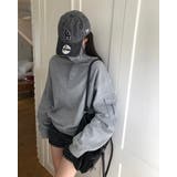 GRAY | テニー ルーズハイネックトレーナー DS26241 | BEIDELLI