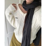 ハイドゥン ケーブルVネックニット DG26636 | BEIDELLI | 詳細画像5 