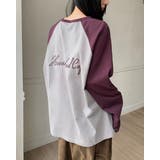 テニ ラグラン配色長袖Tシャツ GZ26323 | BEIDELLI | 詳細画像3