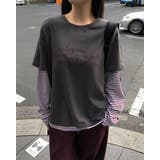 ミックスド レイヤードストライプTシャツ DS26076 | BEIDELLI | 詳細画像1 