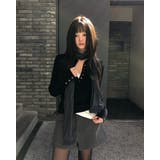 Black | ヘブン ポロカラーリブニット DS26207 | BEIDELLI