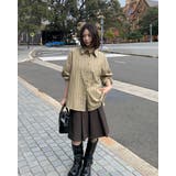 BROWN | エンディ ウールプリーツスカート | BEIDELLI