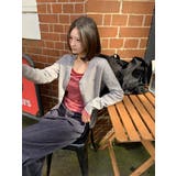 RED | ウィドゥン ストライプUネック長袖Tシャツ DS26237 | BEIDELLI