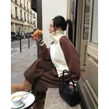 BROWN | タード 配色ラグランニットジップアップ jp1199 | BEIDELLI