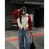 RED | タード 配色ラグランニットジップアップ jp1199 | BEIDELLI