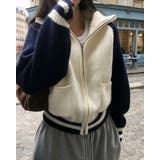タード 配色ラグランニットジップアップ jp1199 | BEIDELLI | 詳細画像3