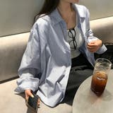 アロ、ストライプオーバーフィットシャツ bs1190 | BEIDELLI | 詳細画像4 