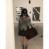 ペンダント付き、ケーブルニットジップアップ jp1177 | BEIDELLI | 詳細画像3 