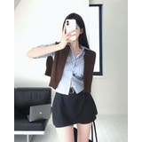 メガ ストライプレイヤードスカートパンツ sk1160 | BEIDELLI | 詳細画像4 