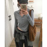 ペッパー カラー付きロングスリーブTシャツ ts1408 | BEIDELLI | 詳細画像7 