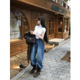 シアリング、バックポケットデニムワイドパンツ pt1427 | BEIDELLI | 詳細画像4 