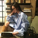 ハーグ、ストライプルーズフィットシャツ bs1189 | BEIDELLI | 詳細画像1 