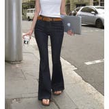 ペア、バックポケットフレアデニムパンツ pt1450 | BEIDELLI | 詳細画像3 