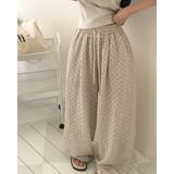 ドット、ピンタックワイドパンツ pt1466 | BEIDELLI | 詳細画像2 