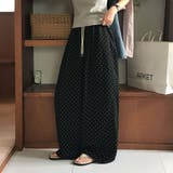 ドット、ピンタックワイドパンツ pt1466 | BEIDELLI | 詳細画像6 