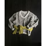 バゲット ケーブル オーバーフィット Vネック ニット nt1310 | BEIDELLI | 詳細画像5 