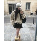 バゲット ケーブル オーバーフィット Vネック ニット nt1310 | BEIDELLI | 詳細画像8 