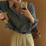 ピッピ、 スリムチェックシャツ・ブラウス bs1176 | BEIDELLI | 詳細画像5 