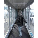 フード付き、ルーズフィットチェックシャツ bs1188 | BEIDELLI | 詳細画像2 