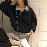 ルーズフィット配色プラケットトレーナー ts1374 | BEIDELLI | 詳細画像8 