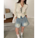 ビビッド、カラーネックリブニットカーディガン cd1245 | BEIDELLI | 詳細画像6