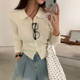 ビビッド、カラーネックリブニットカーディガン cd1245 | BEIDELLI | 詳細画像8