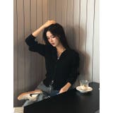 ビビッド、カラーネックリブニットカーディガン cd1245 | BEIDELLI | 詳細画像12